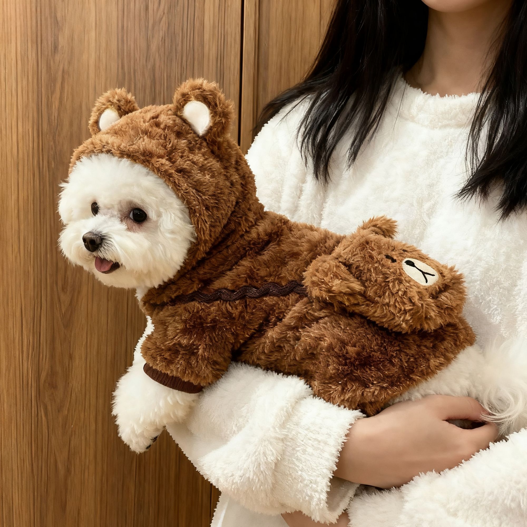 狗狗衣服秋冬加厚保暖棉衣贵宾泰迪比熊博美小型犬宠物猫咪四脚衣