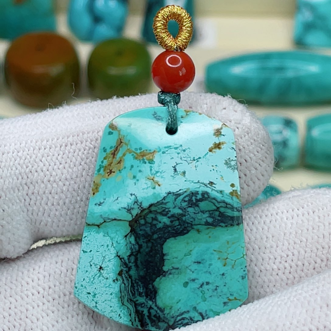 绿松石珠宝奇石未镶嵌