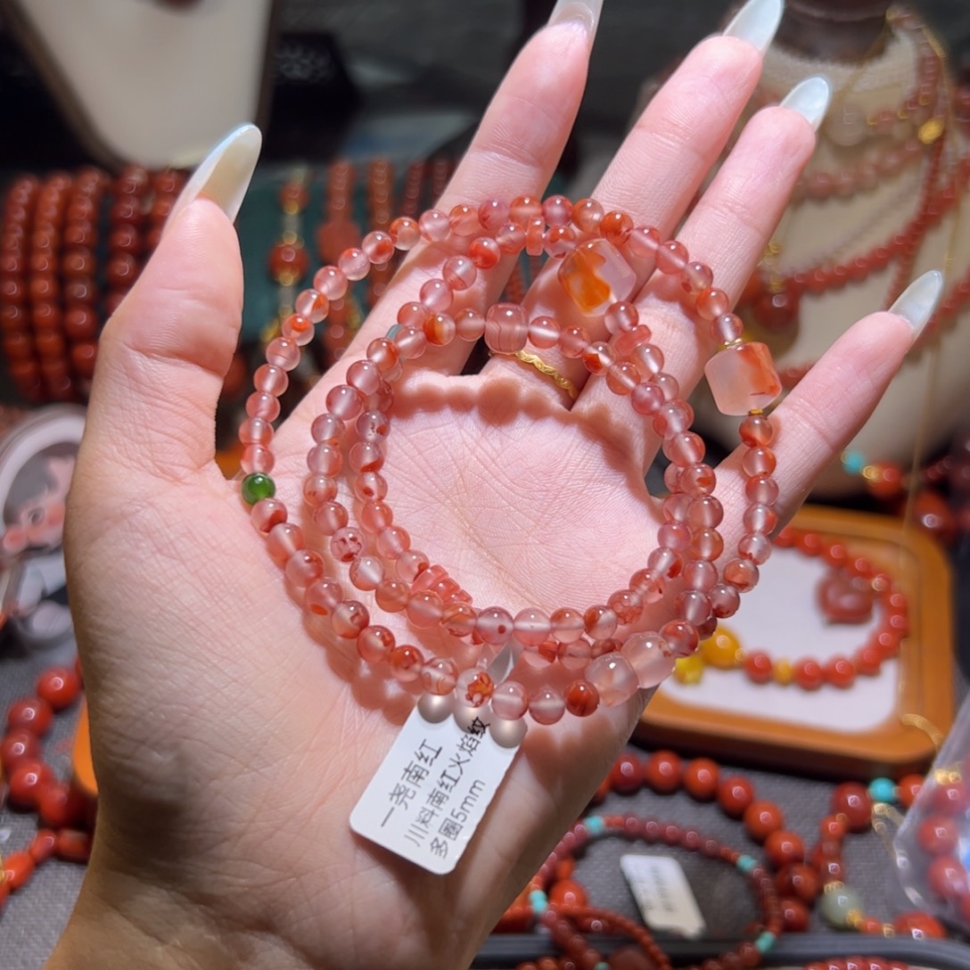 未镶嵌手串南红玛瑙5mm