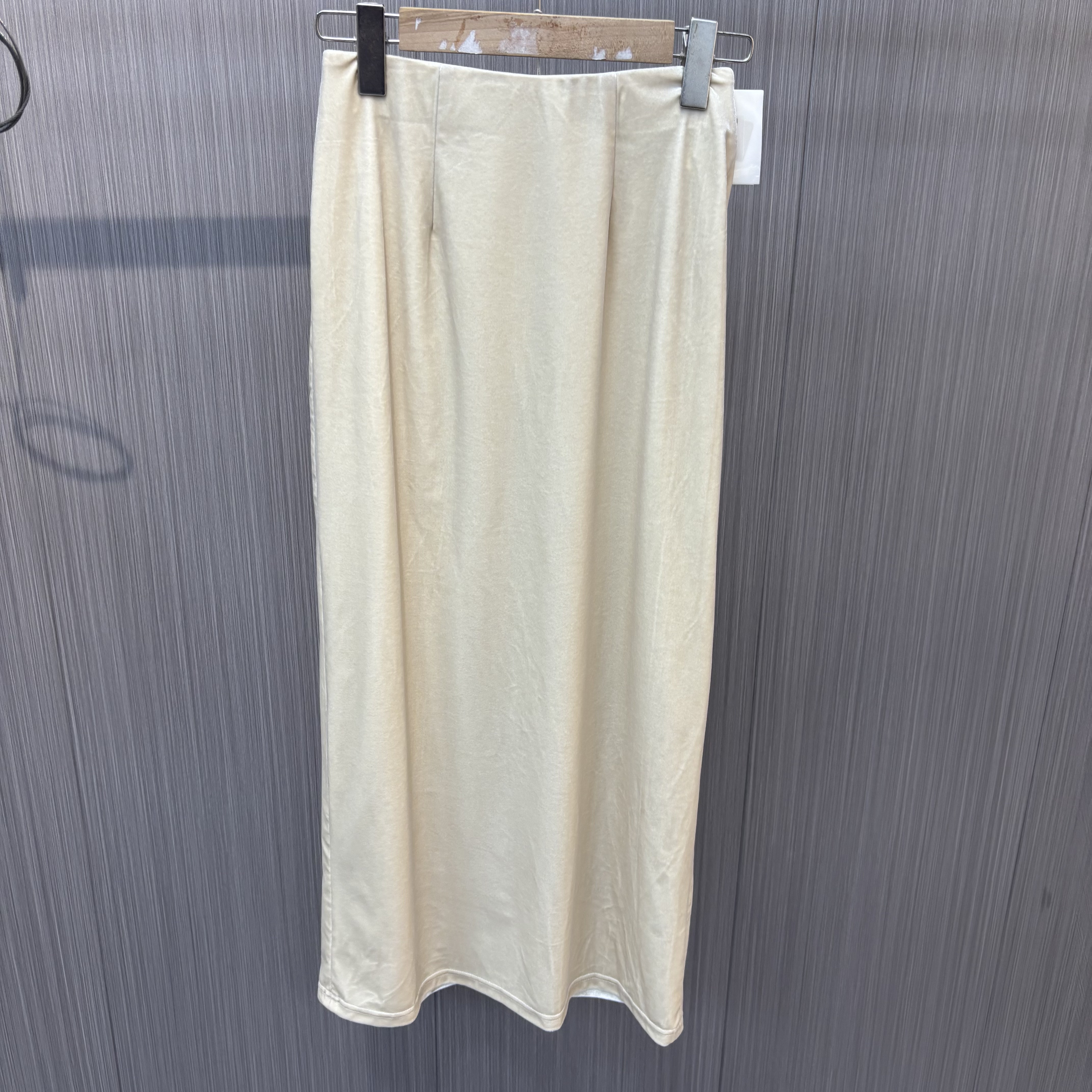 百搭气质高腰开叉半身裙90633