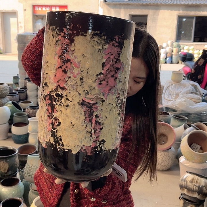 正品口20高38花盆……
