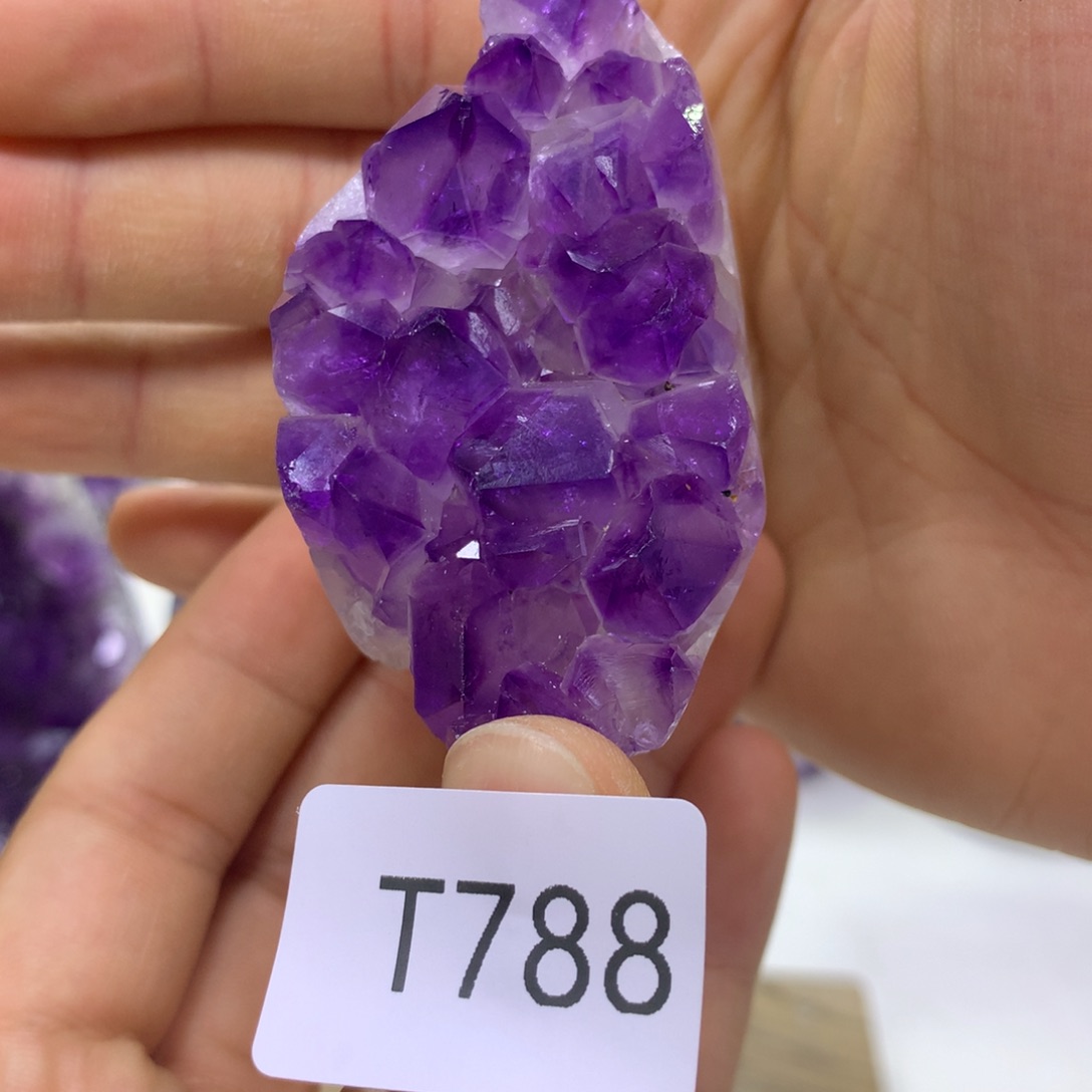 织绣乌拉圭紫水晶摆件788