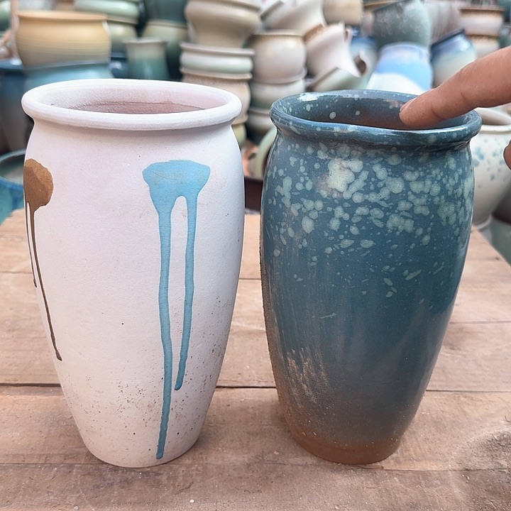 红陶微瑕花盆处理来啦