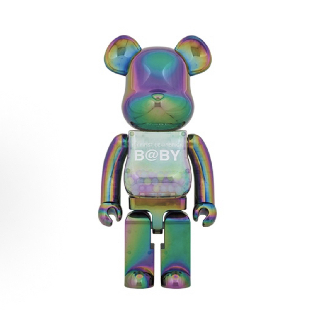 Bearbrick 积木熊 黑炫彩千秋1000%