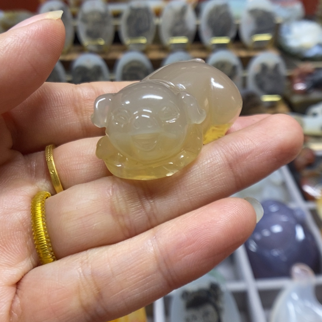 玛瑙/玉髓未镶嵌颈饰