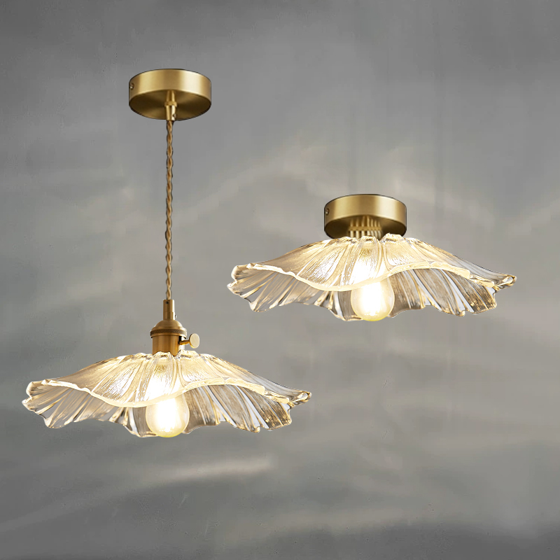 奶油风复古vintage玄关灯具花朵衣帽间走廊灯全铜水晶入户过道灯