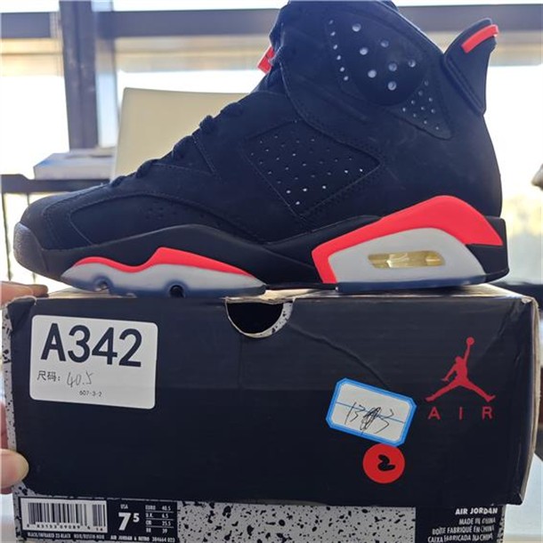 Nike aj6黑红高帮 40.5码 全新原盒 12月3 sun A342