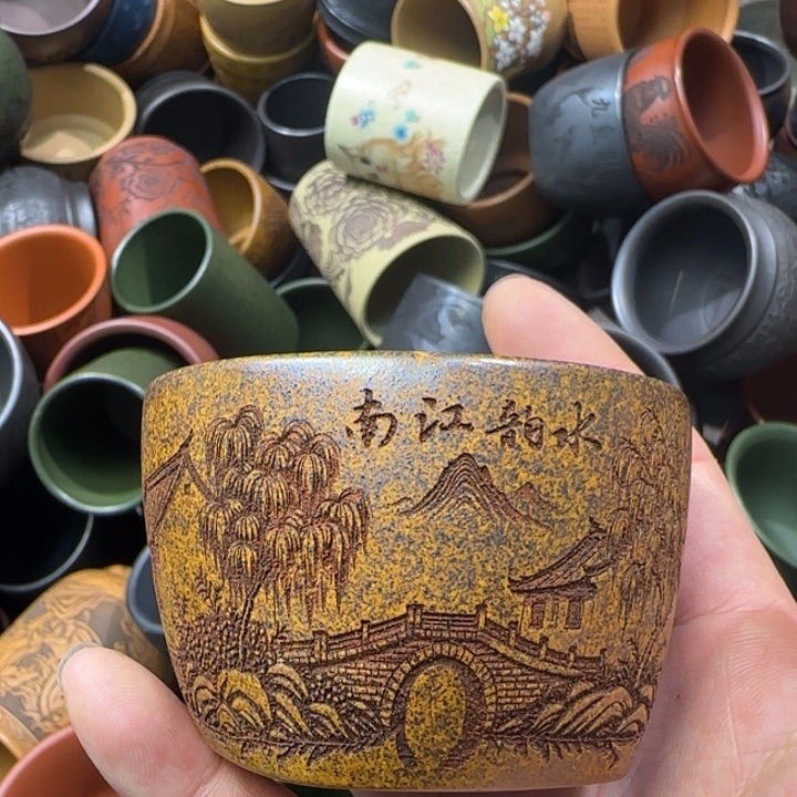 茶杯紫砂全手工制作工艺