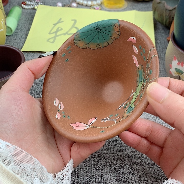 紫砂茶杯高端主人杯