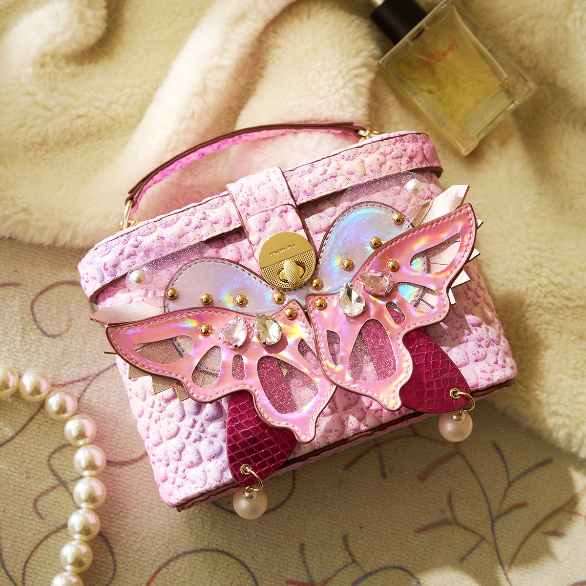 H7系列301-350流苏猫头鹰面具包女真皮双面换脸包原创