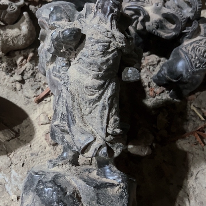 木黑檀关公尾货一个尾货