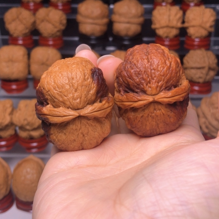 文玩核桃吊坠沿**妳60玉面蟾皇