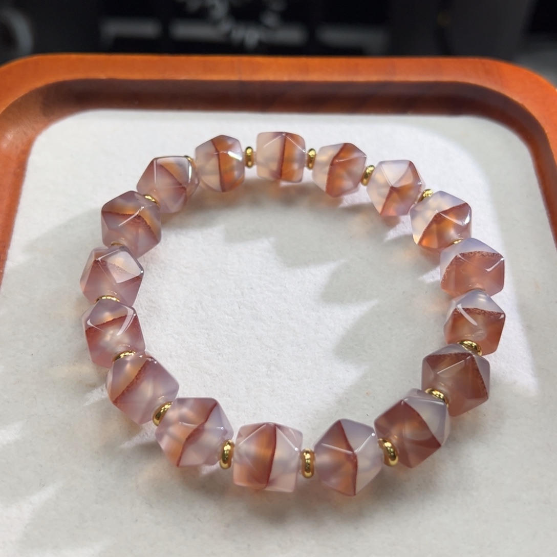 玛瑙/玉髓合金手链