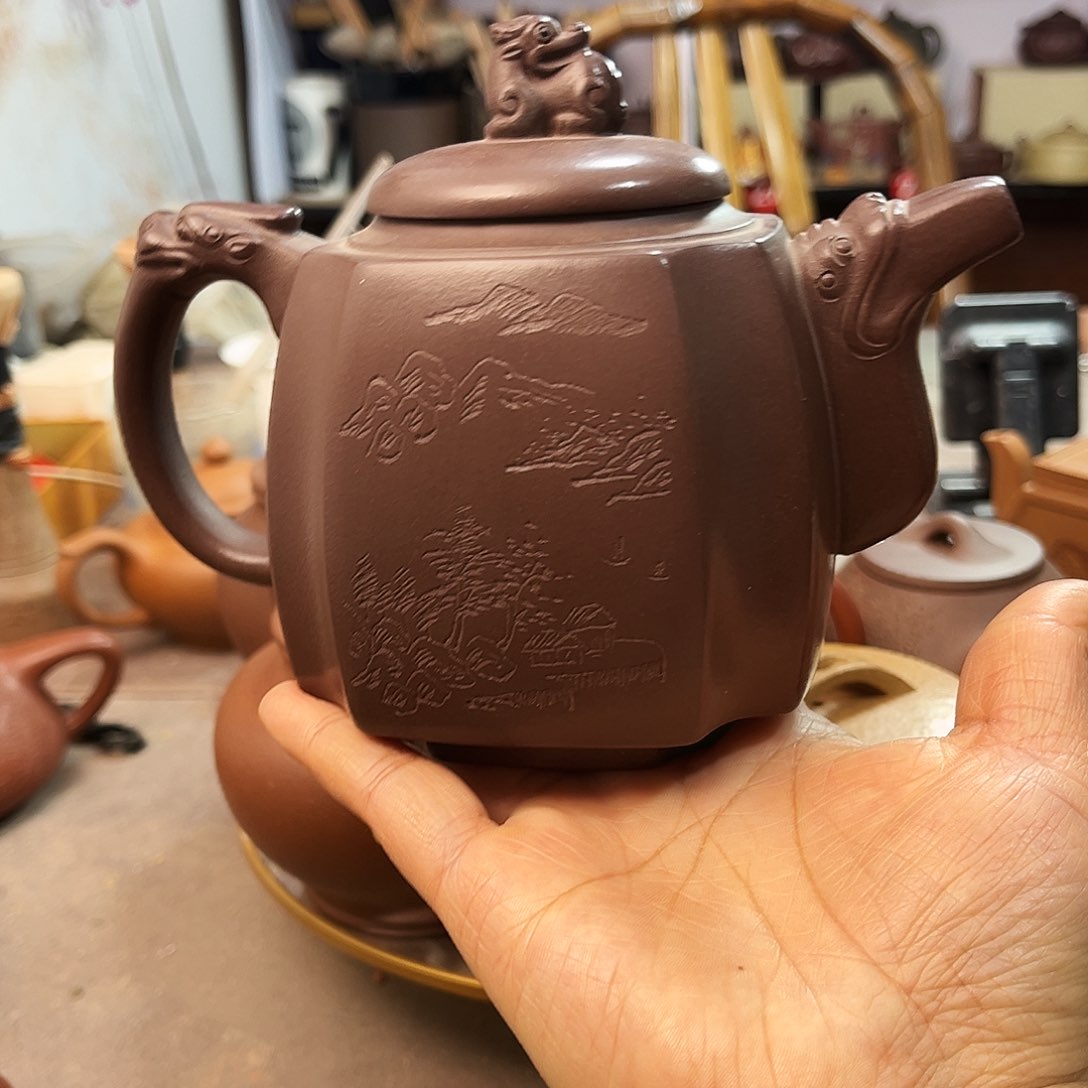 紫砂茶壶全手工制作