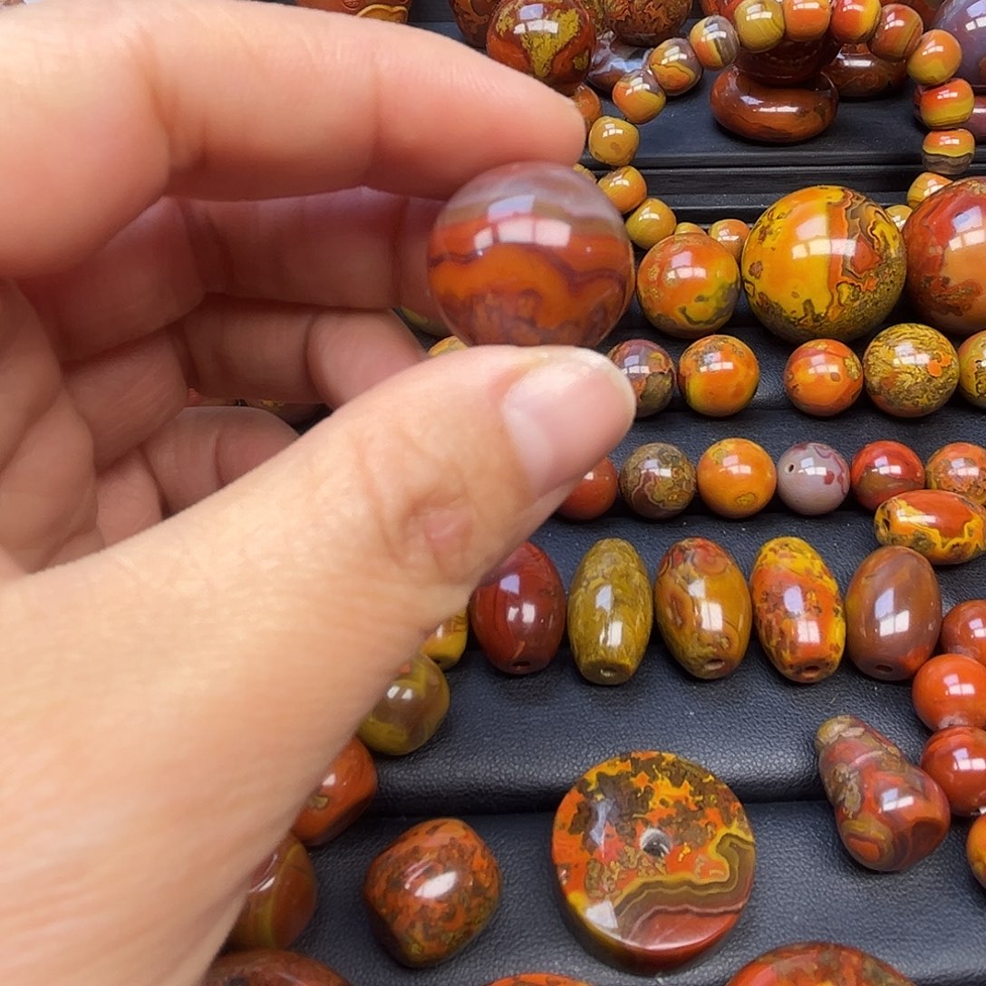 玛瑙/玉髓合金颈饰