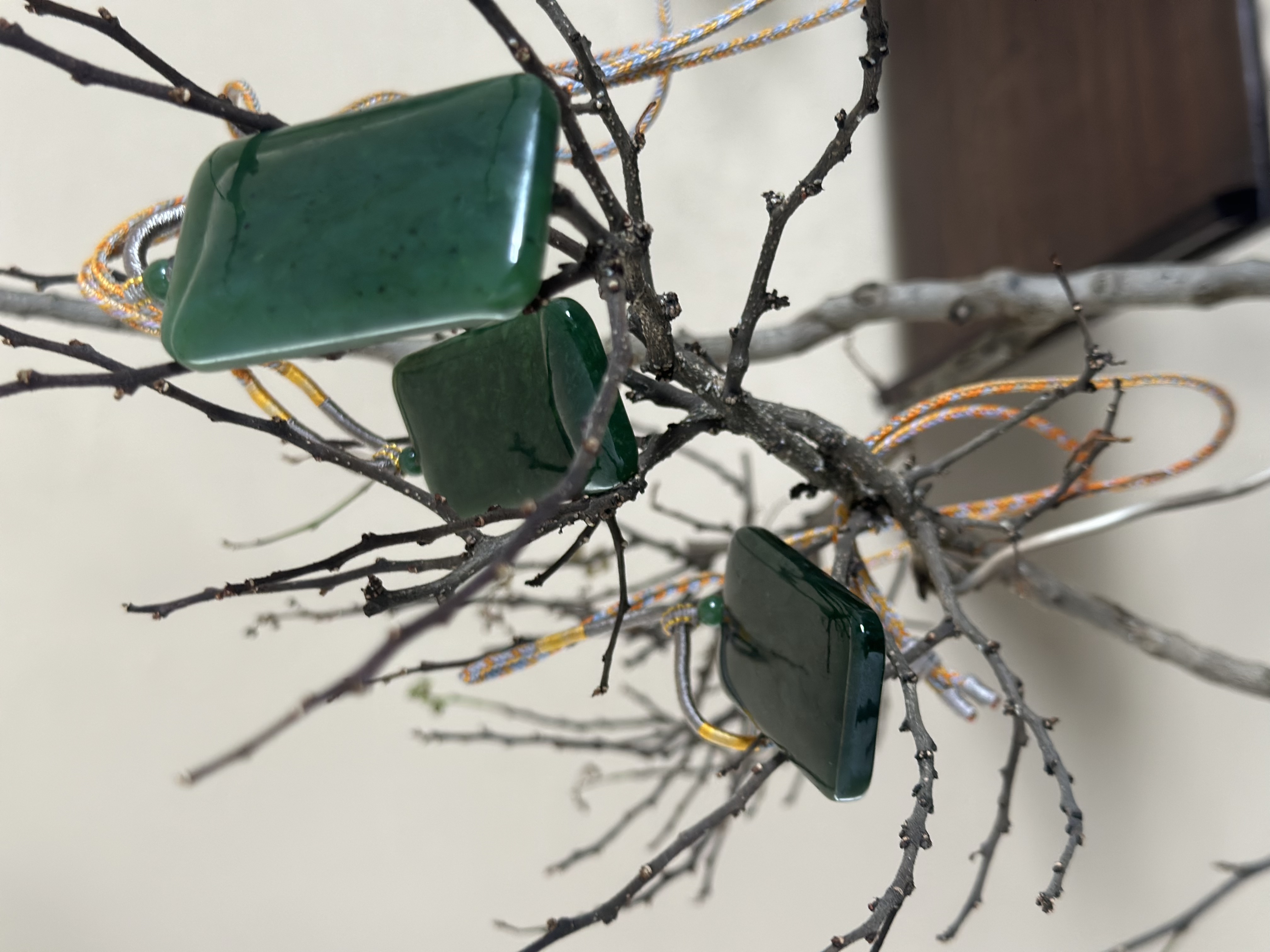 天然和田玉无事牌-HTY-15100多样性发其一