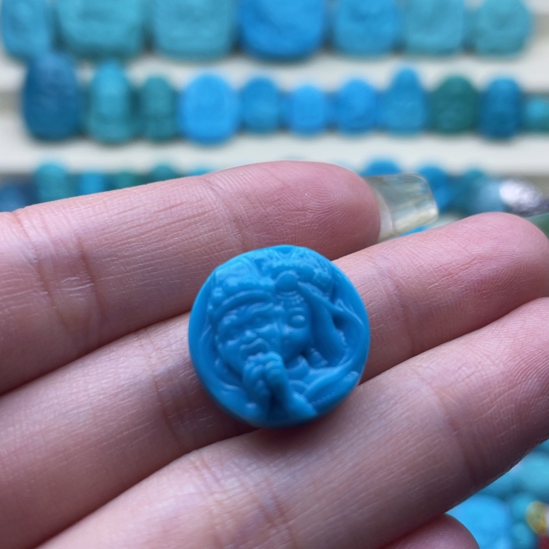 绿松石珠宝奇石未镶嵌