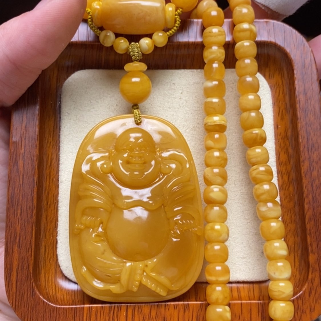 【闪购商品】蜜蜡颈饰未镶嵌项链