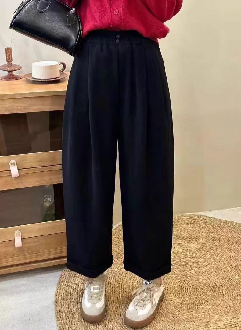 632羊绒加厚萝卜裤