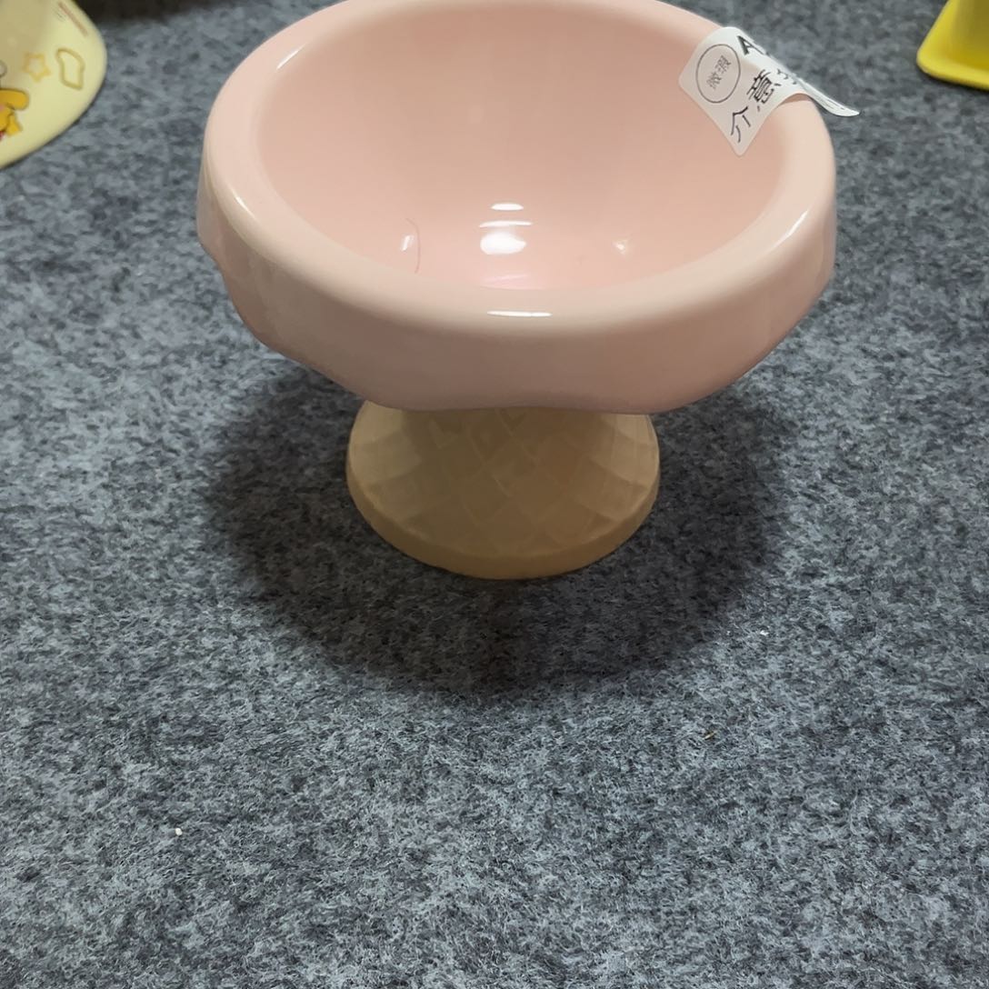 粉色冰淇淋陶瓷碗微瑕