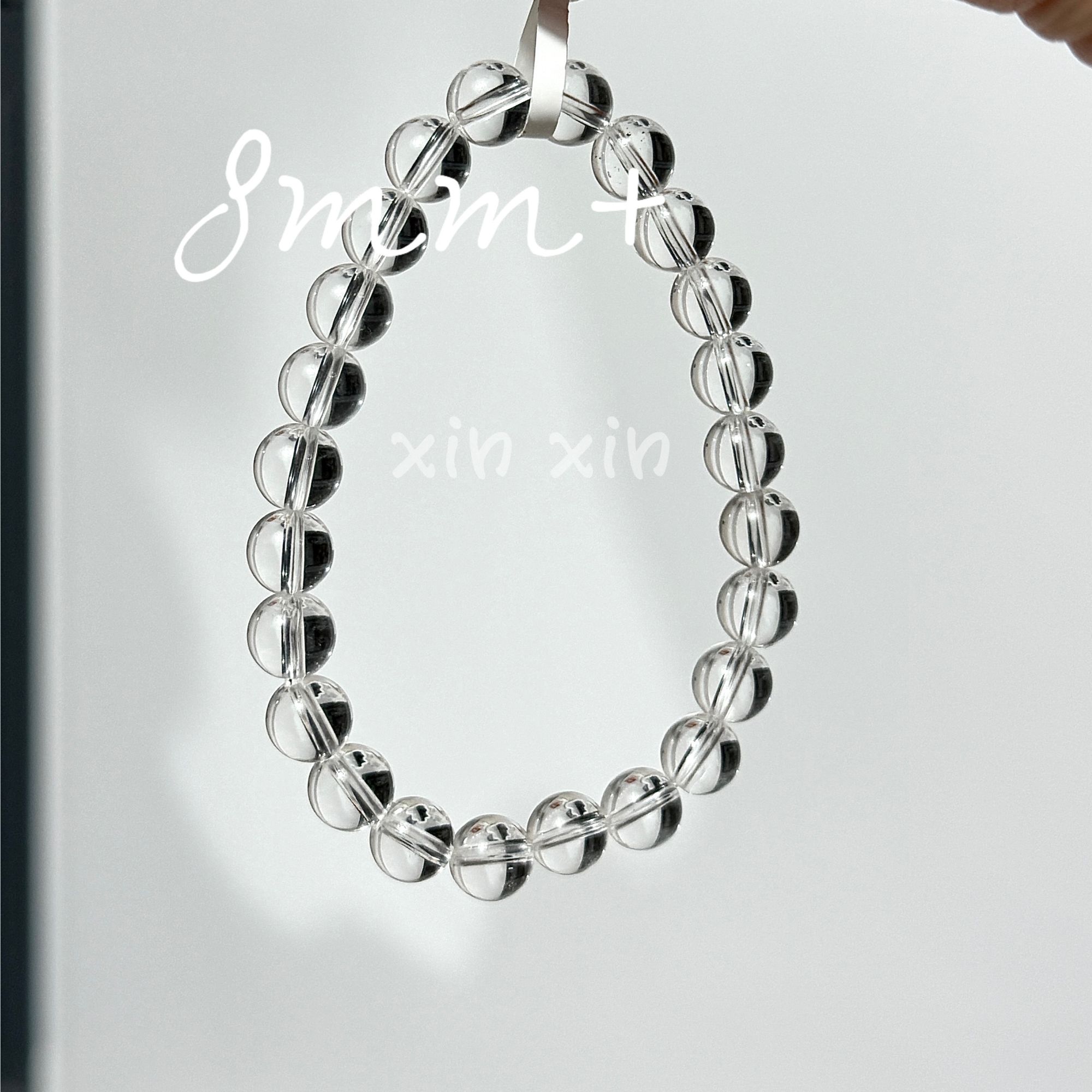 双A白水晶经典款手链多样性发一