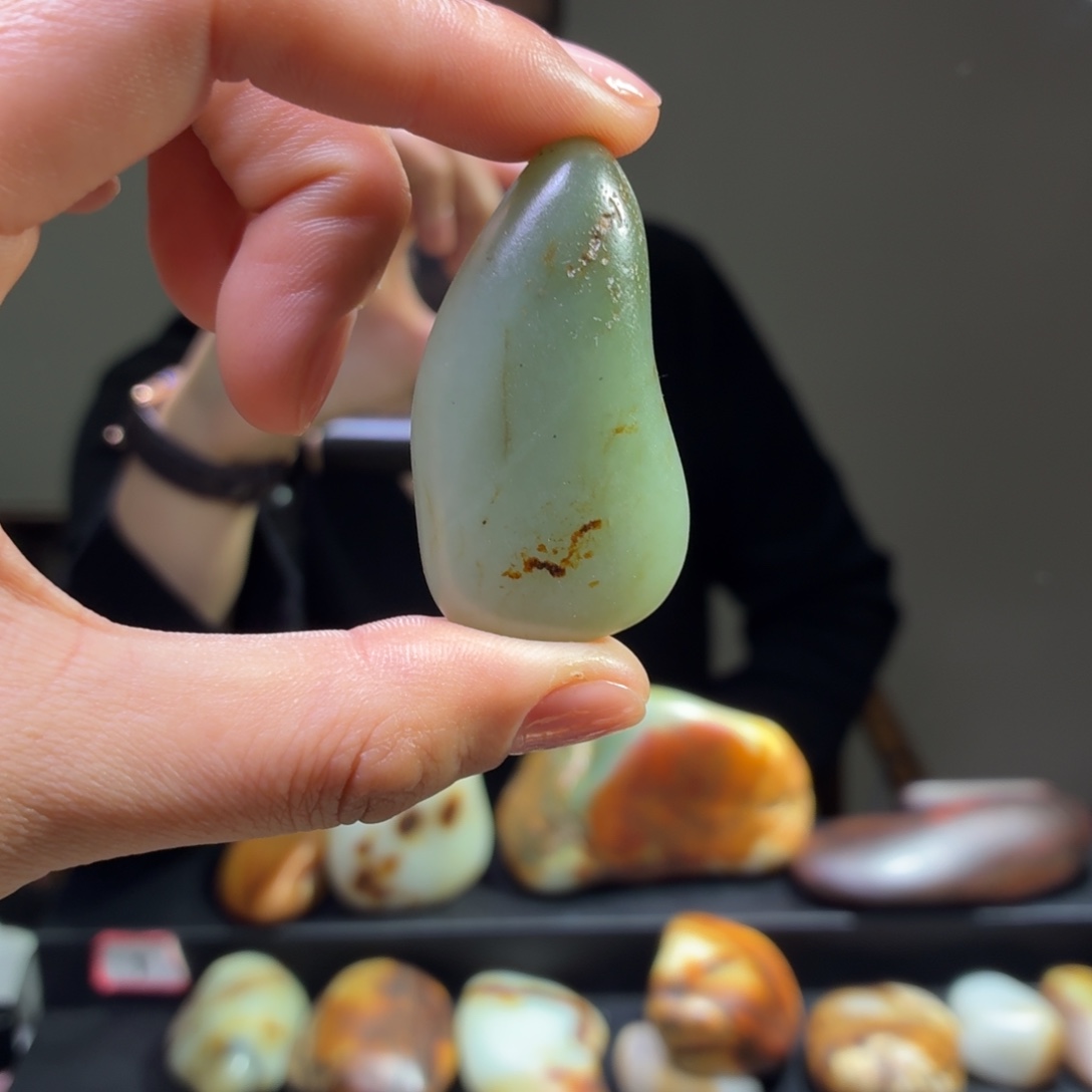 和田玉未镶嵌挂件33.3g