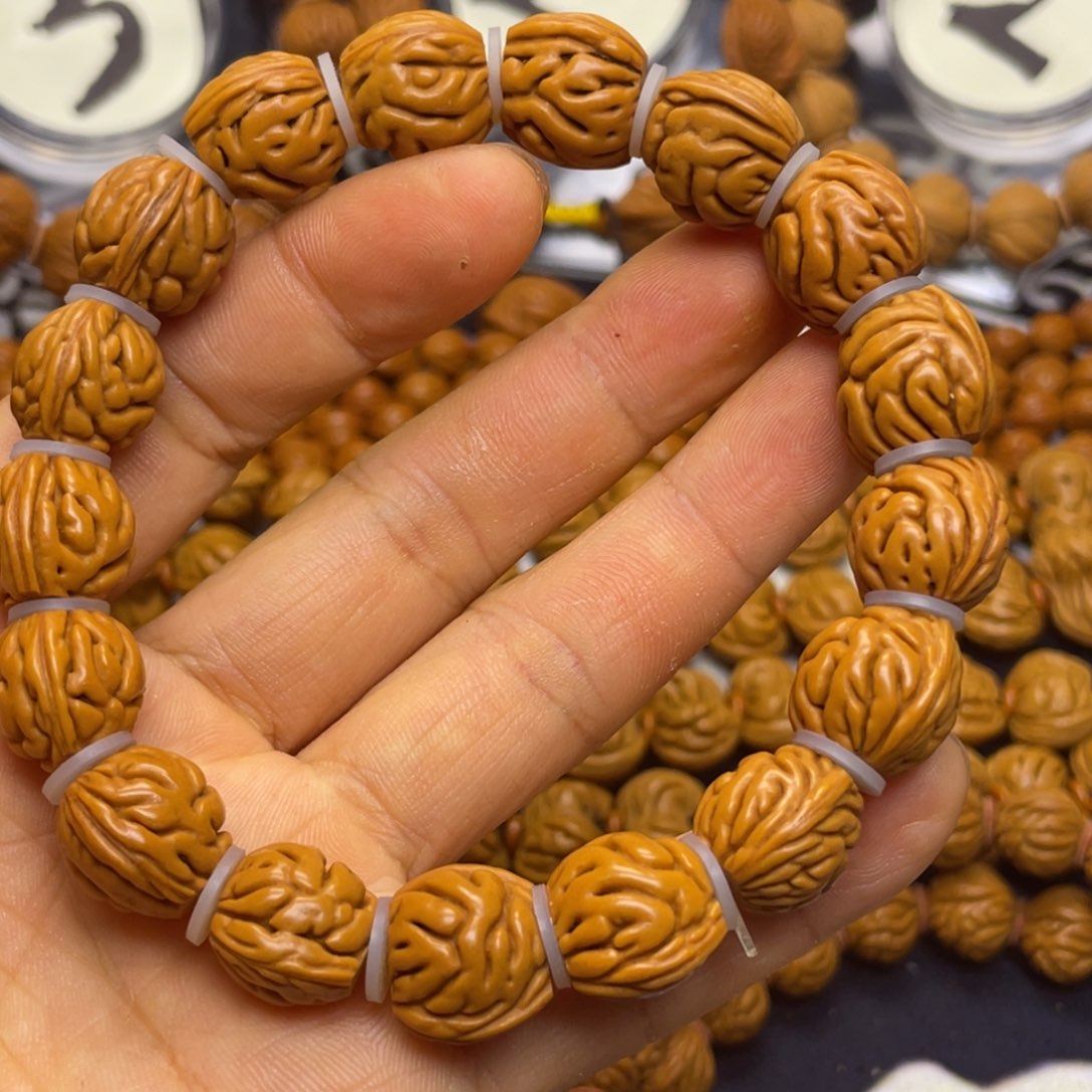 桃核吊坠龙纹桃核3