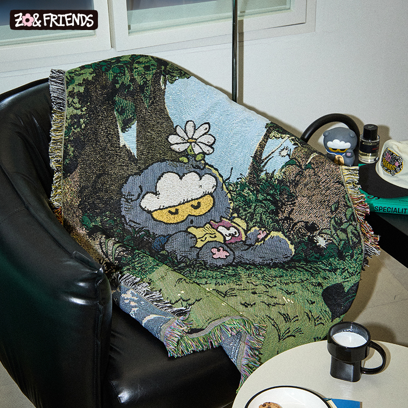 【新品】ZO&FRIENDS LUCKY SHOP系列 毛毯