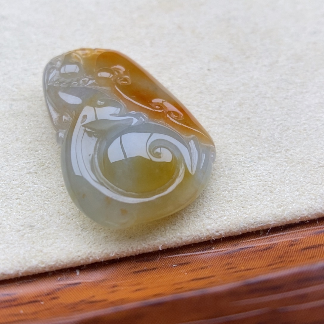 翡翠未镶嵌颈饰吊坠26