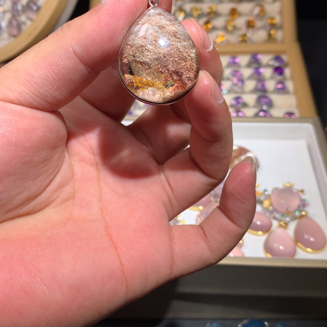 【闪购商品】水晶戒指银S925镶嵌顾*戒指