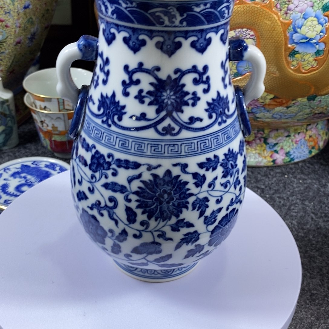 摆件加*?手工手绘陶瓷摆件工艺品