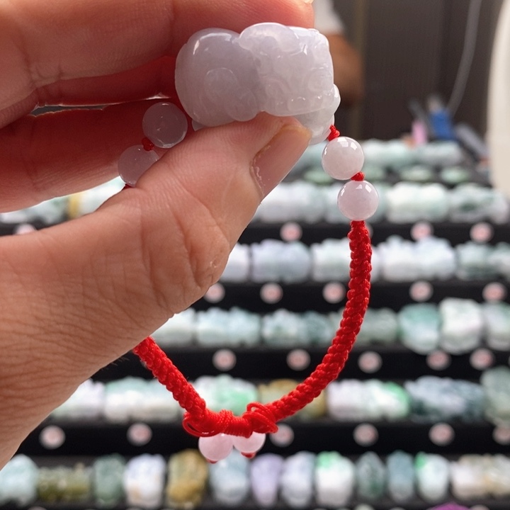 【闪购商品】未镶嵌手链翡翠小****录貔貅