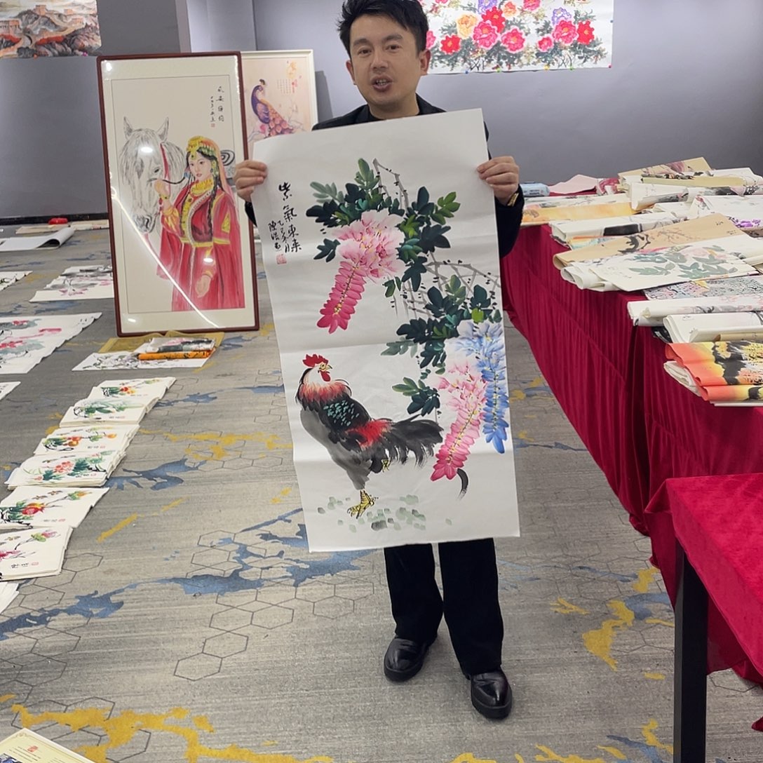 带灯款名人名作手工制作
