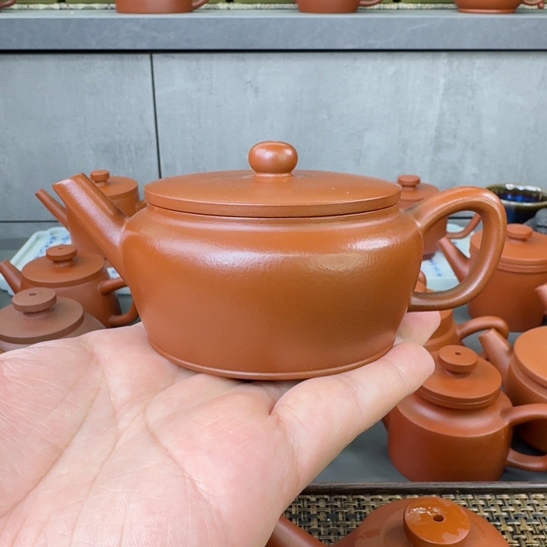 紫砂茶壶微瑕汉瓦