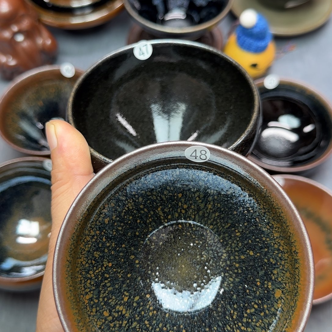 吉***青茶盏印春堂柴烧建盏