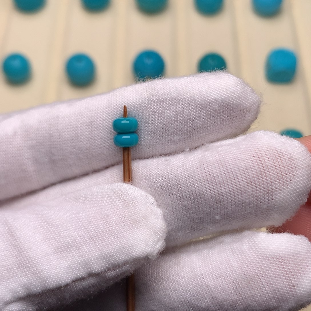 绿松石未镶嵌绿松石隔珠5