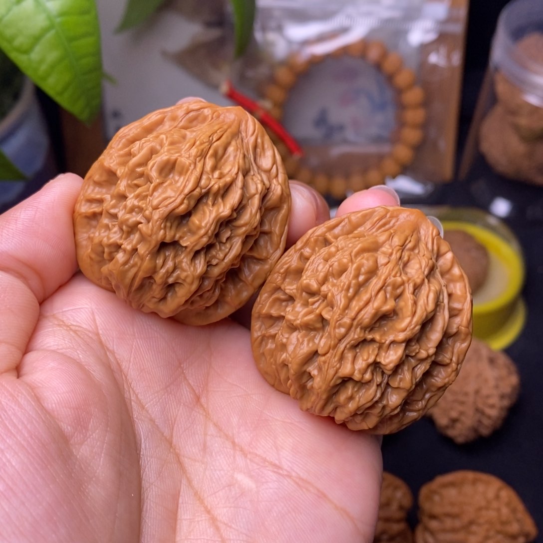 文玩核桃把件39麦虎