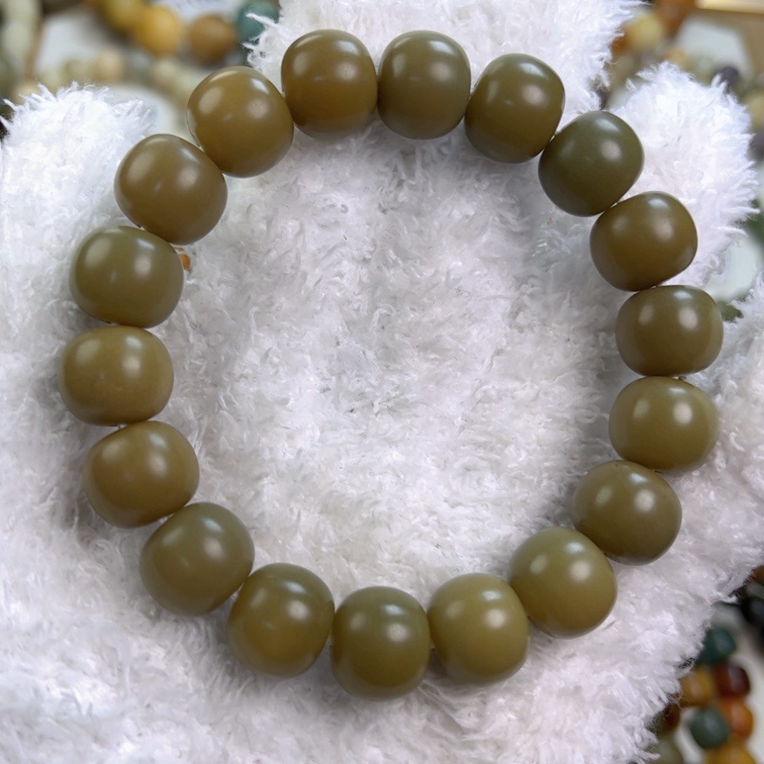 菩提根/象牙果手串新款干磨