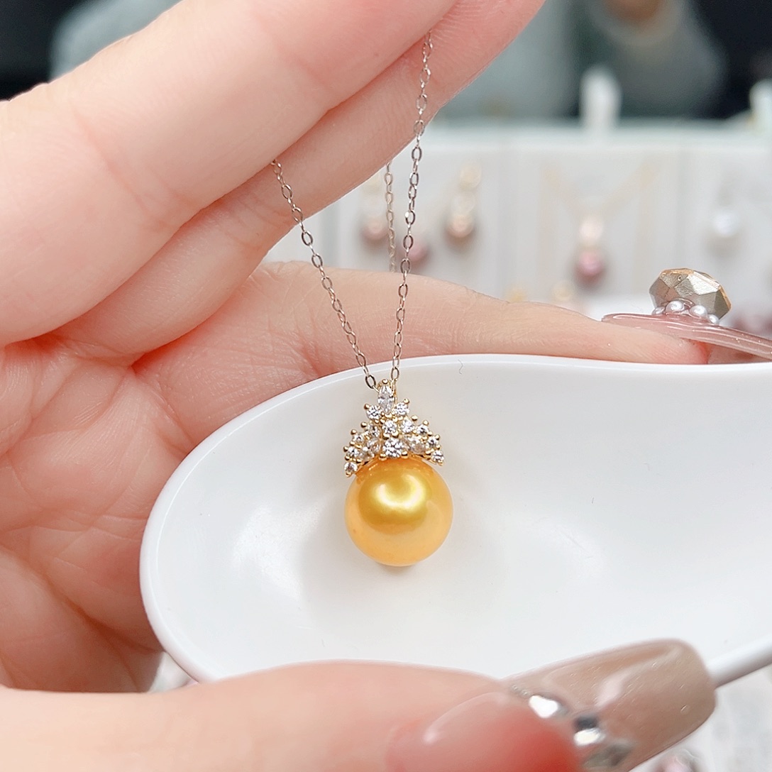 吊坠(赠链)淡水珍珠合金