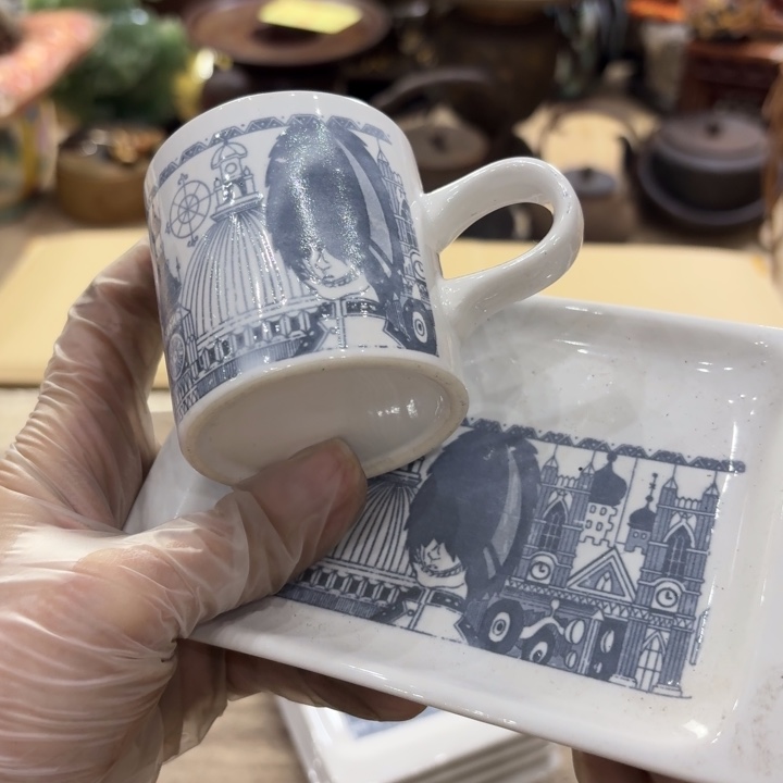 陶瓷古美术置物摆件