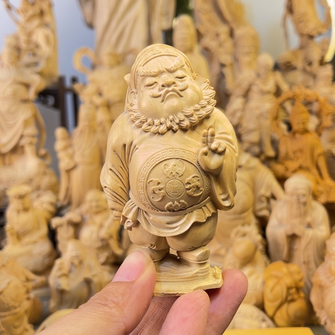 空***也木小叶黄杨木8公分钟馗