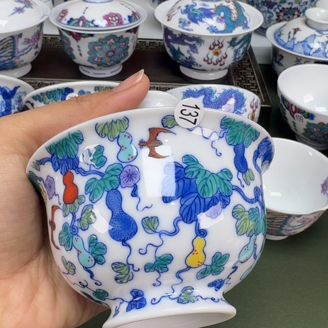 沙沙手工手绘茶具137