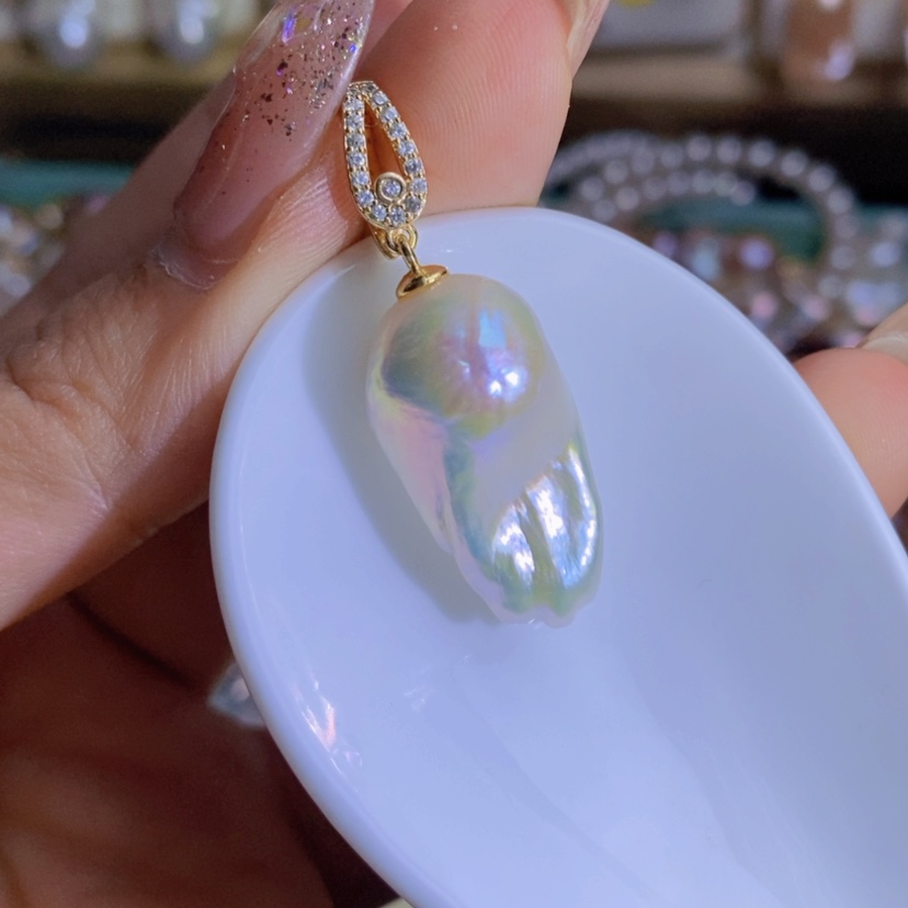 【闪购商品】淡水珍珠天然淡水珍珠合金