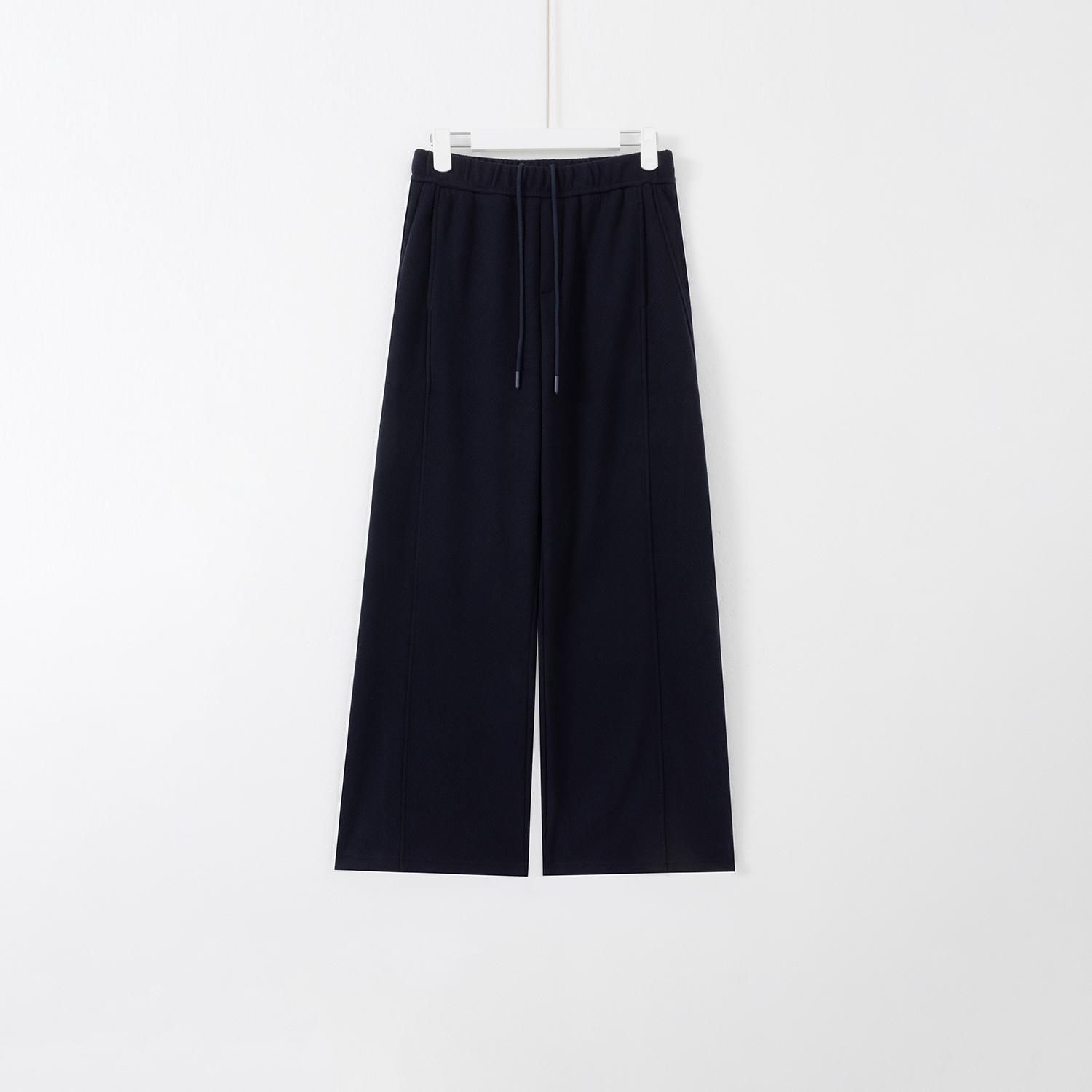 【网红树皮裤】【蚕丝+羊毛】泡芙云朵纹 显瘦垂感阔腿裤 2888