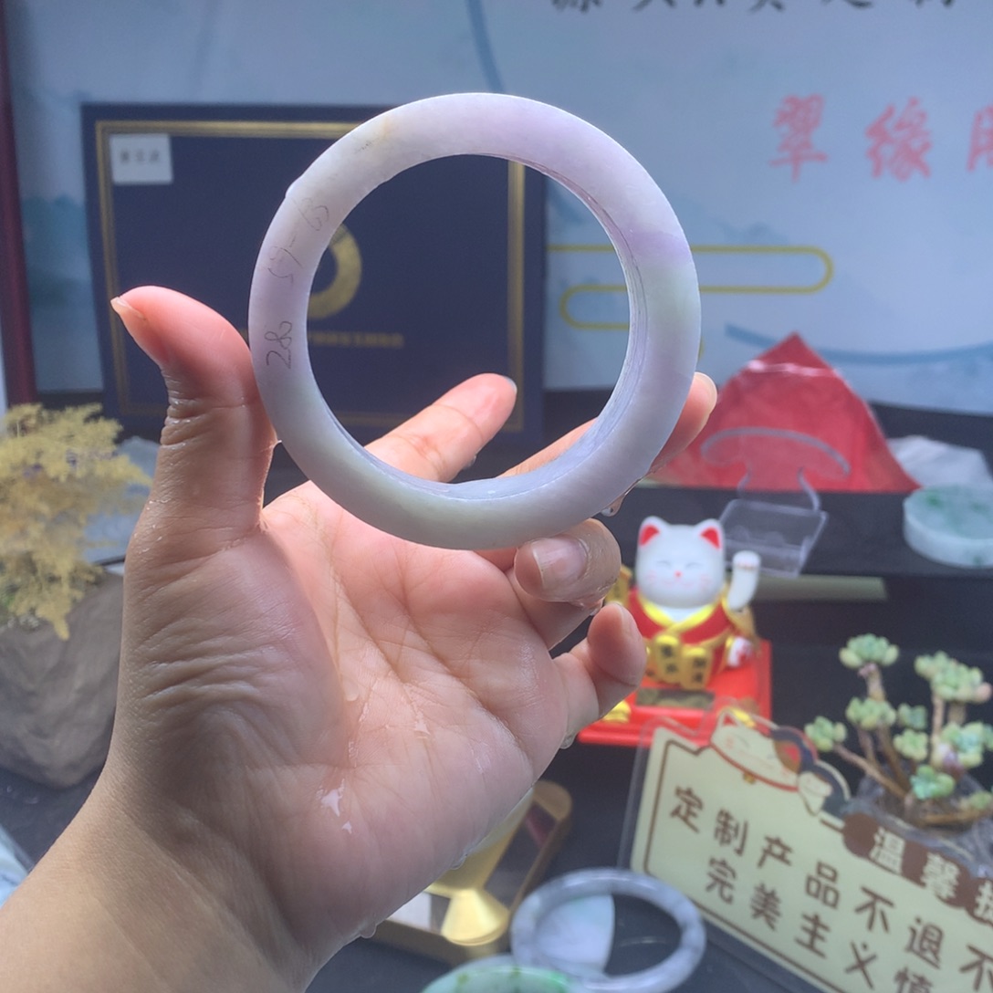 定制翡翠翡翠手镯未镶嵌