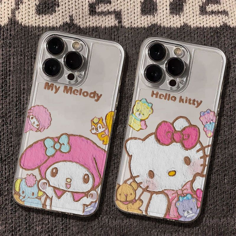 美乐蒂凯蒂猫太空手机壳适用于苹果16透明iphone14手机壳1512pro