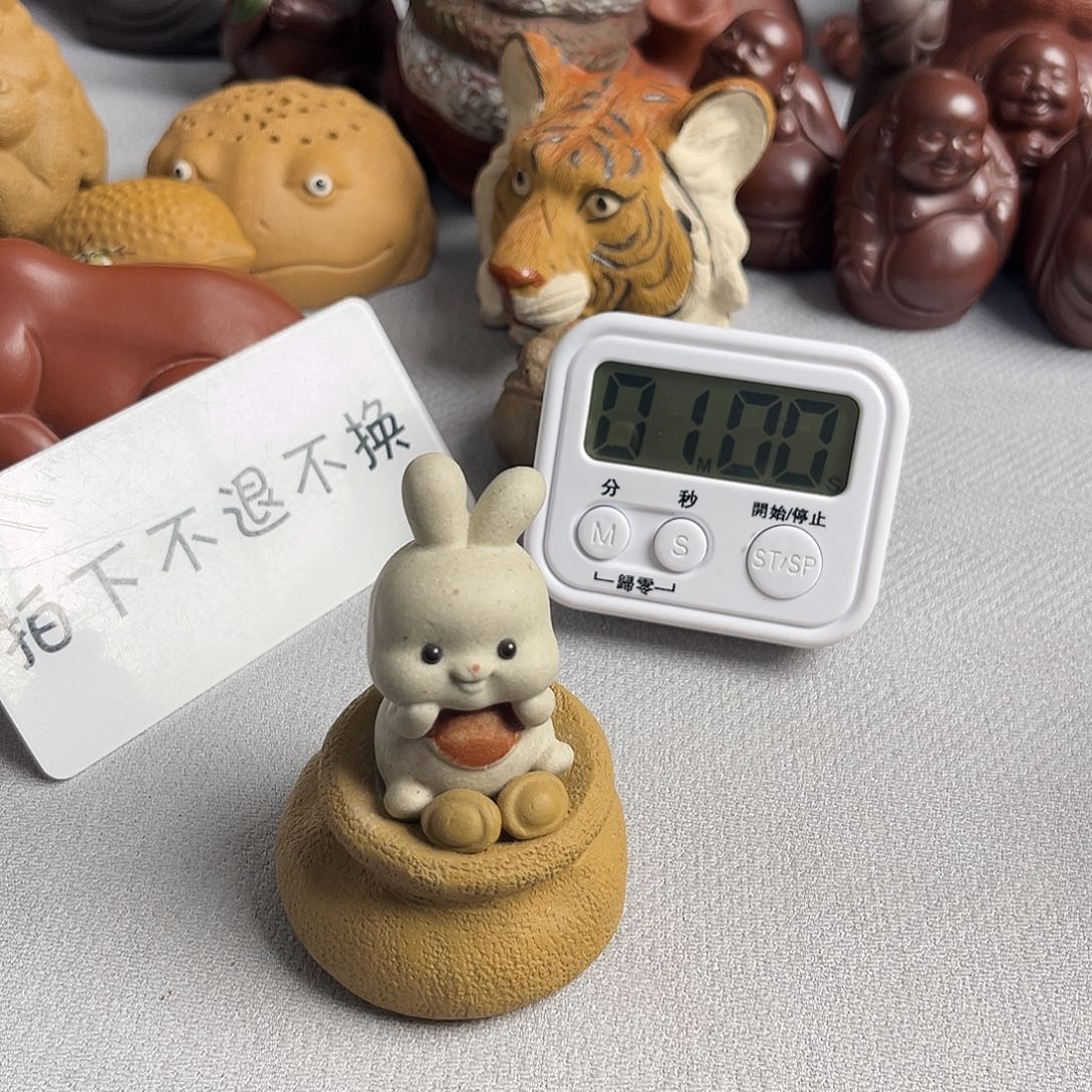 紫砂茶宠即****座紫砂瑕疵