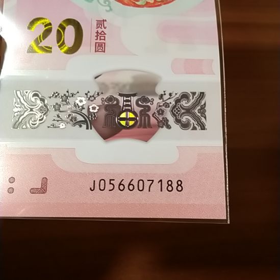 塑料蛇纪念钞 056607188