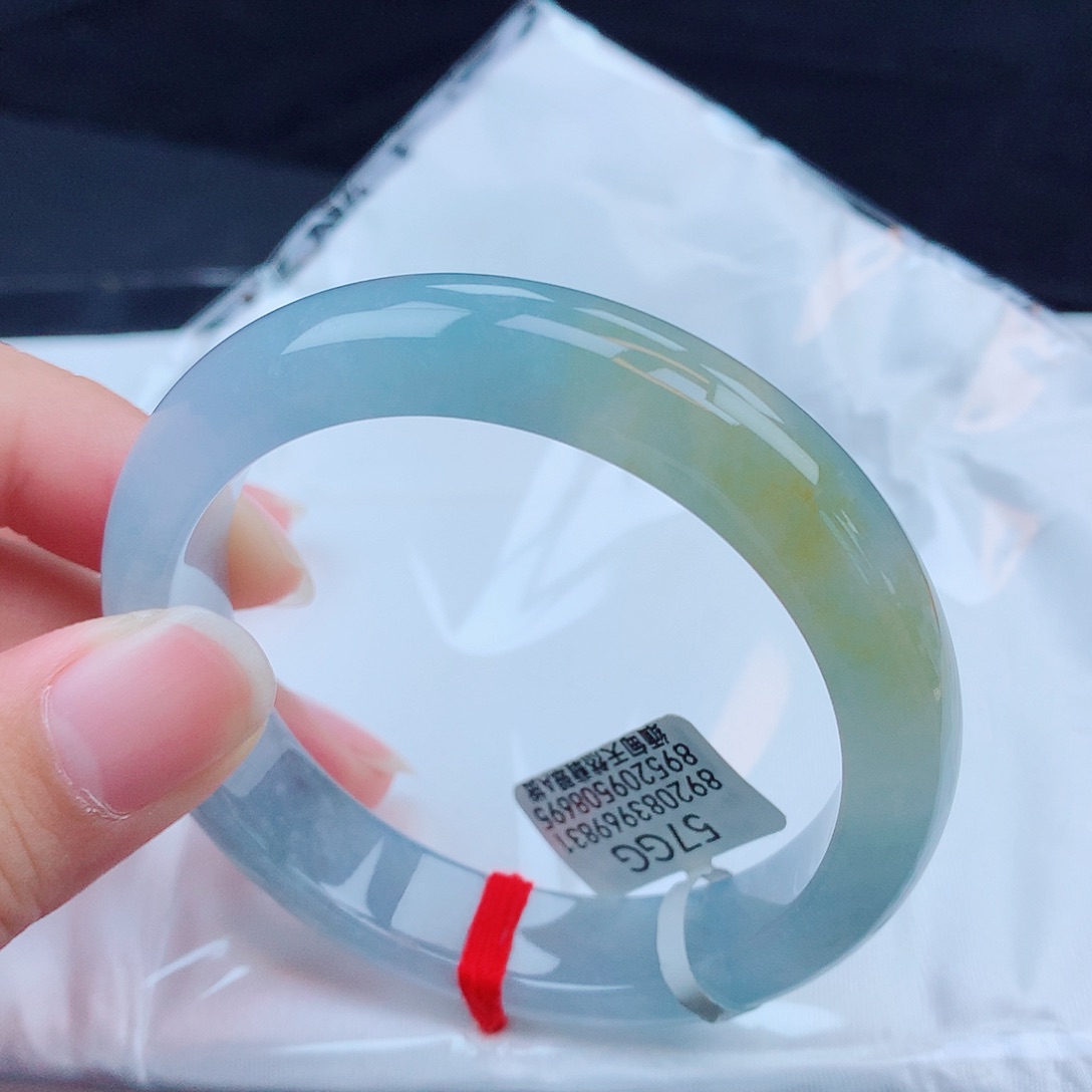 翡翠手镯未镶嵌天然缅甸翡翠A货手镯 