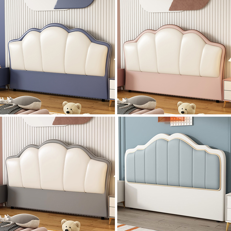 床头单买软包落地超薄省空间靠背板超纤皮实木床头板榻榻米定制